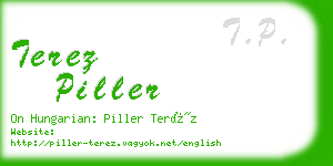 terez piller business card